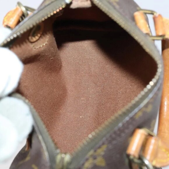 LOUIS VUITTON Monogram Mini Speedy Hand Bag M41534 LV Auth hk3156 - Picture 11 of 16